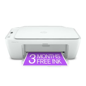 Restored HP DeskJet 2752 Wireless AllinOne Color Inkjet Printer NO INK (White) (Refurbished)